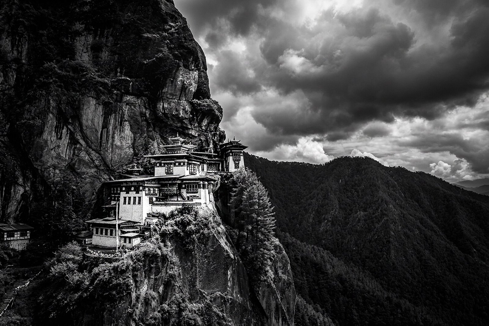 The Tiger's Nest Monastery Bhutan.jpg in Bhutan