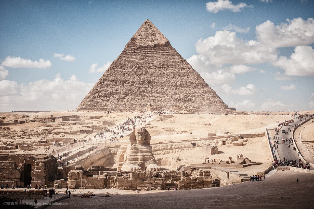 Pyramid of Khafre and Sphinx, Giza, Greater Cairo, ... in Cairo & Giza