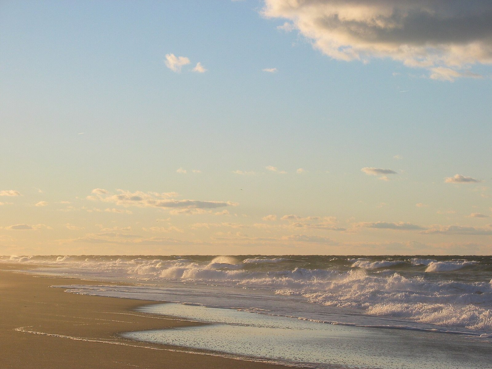 Wide Atlantic beach at Cape Cod National Seashore