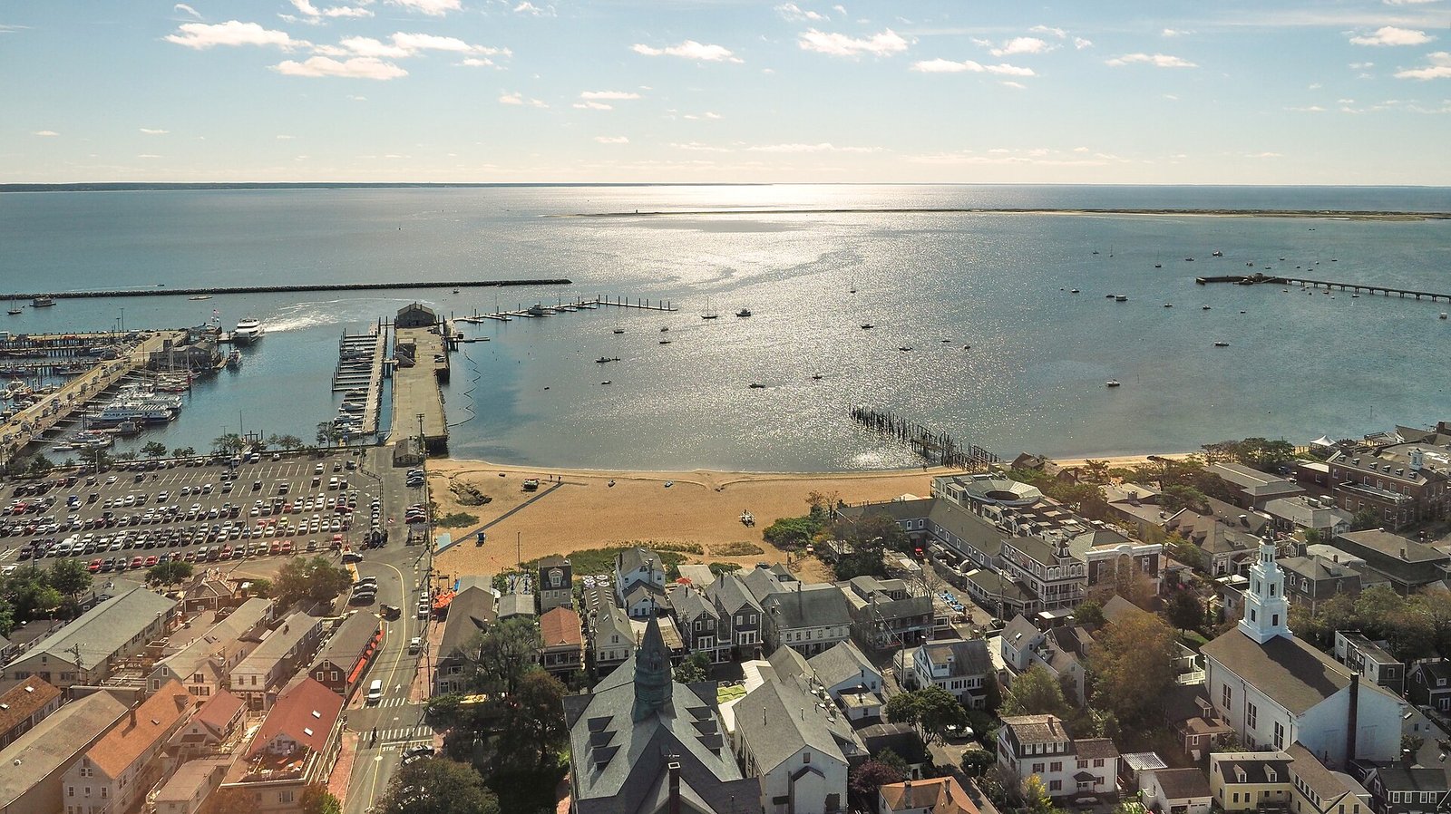 Provincetown harbor and waterfront