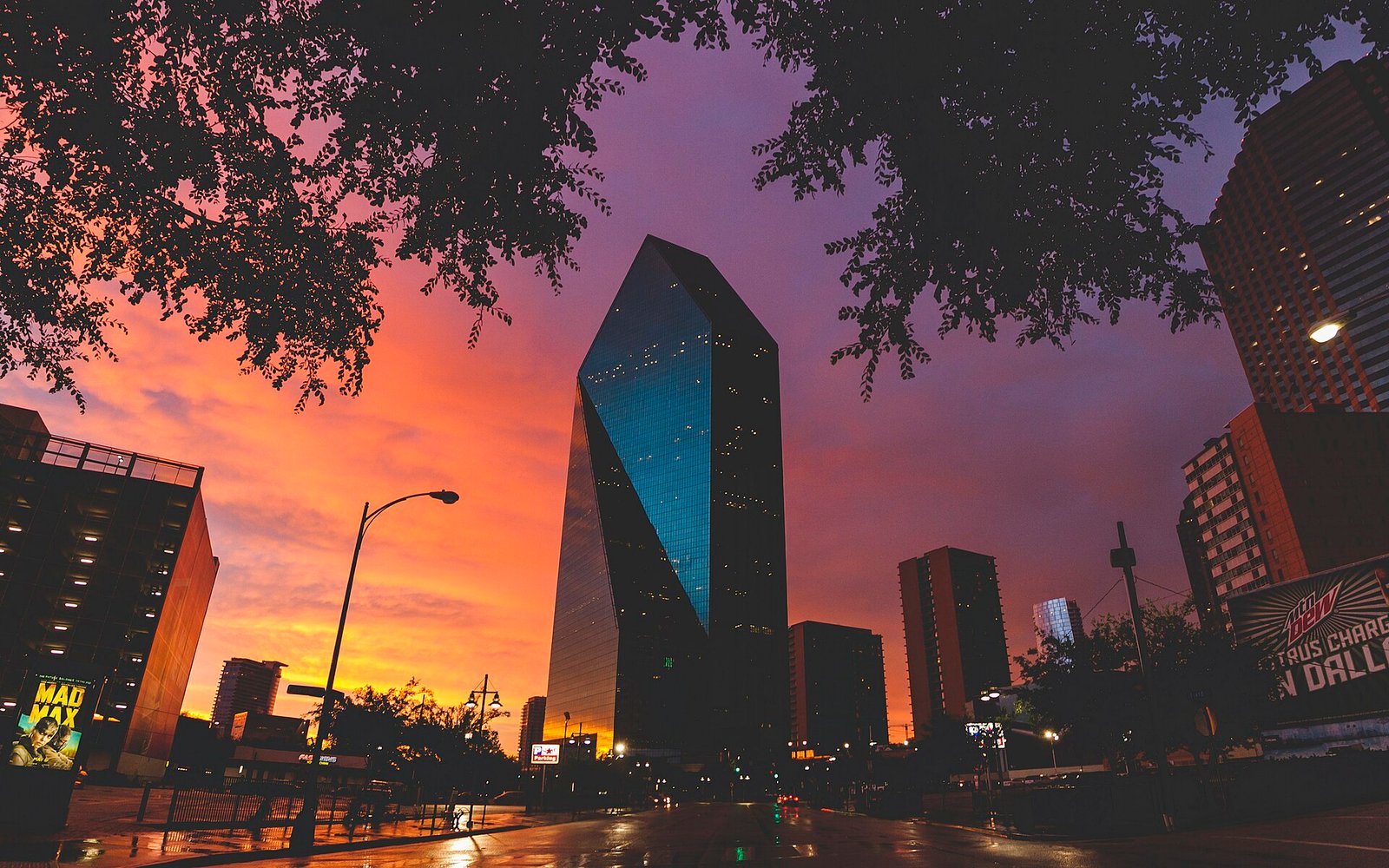 Modern skyline of Dallas, Texas