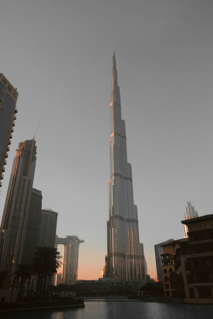 Dubai’s modern skyline and Burj Khalifa