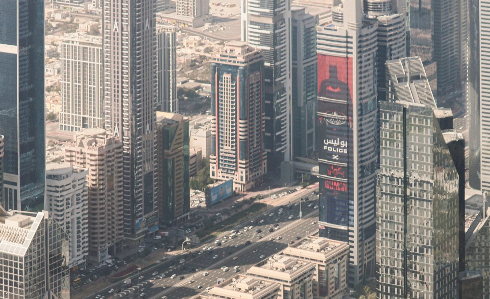 Modern skyscrapers rising across Dubai’s desert cityscape