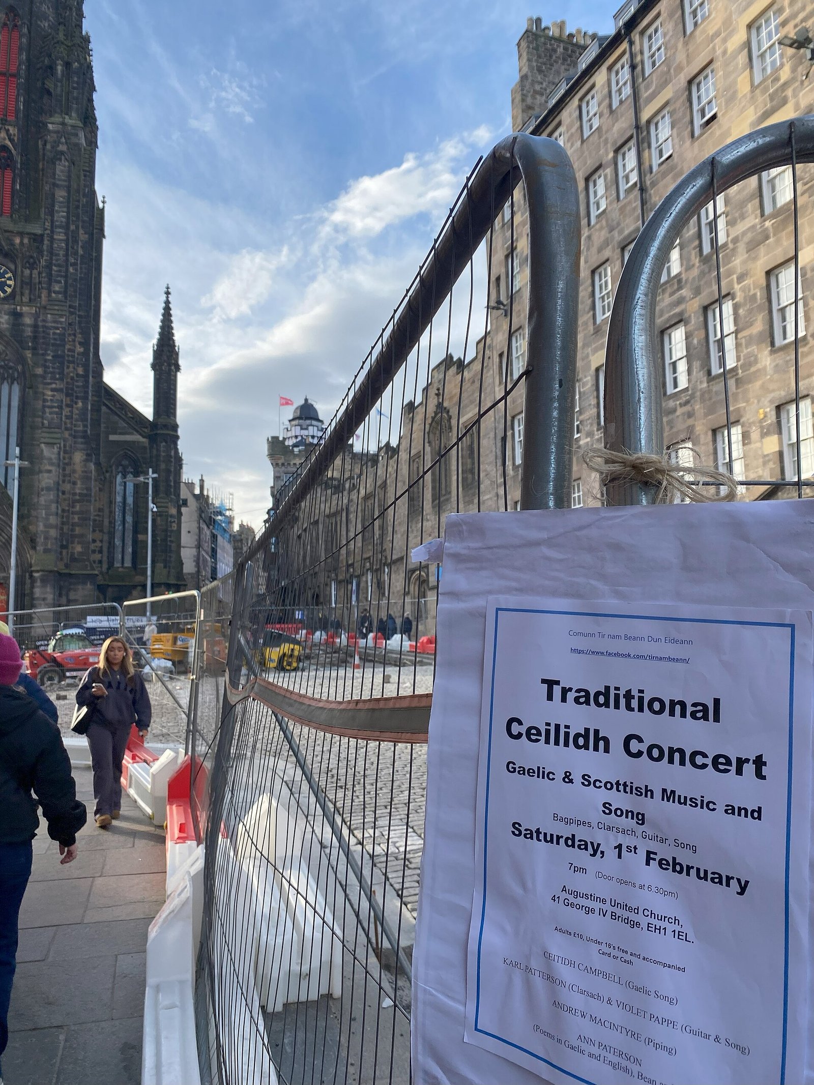 Historic buildings along Edinburgh's Royal Mile