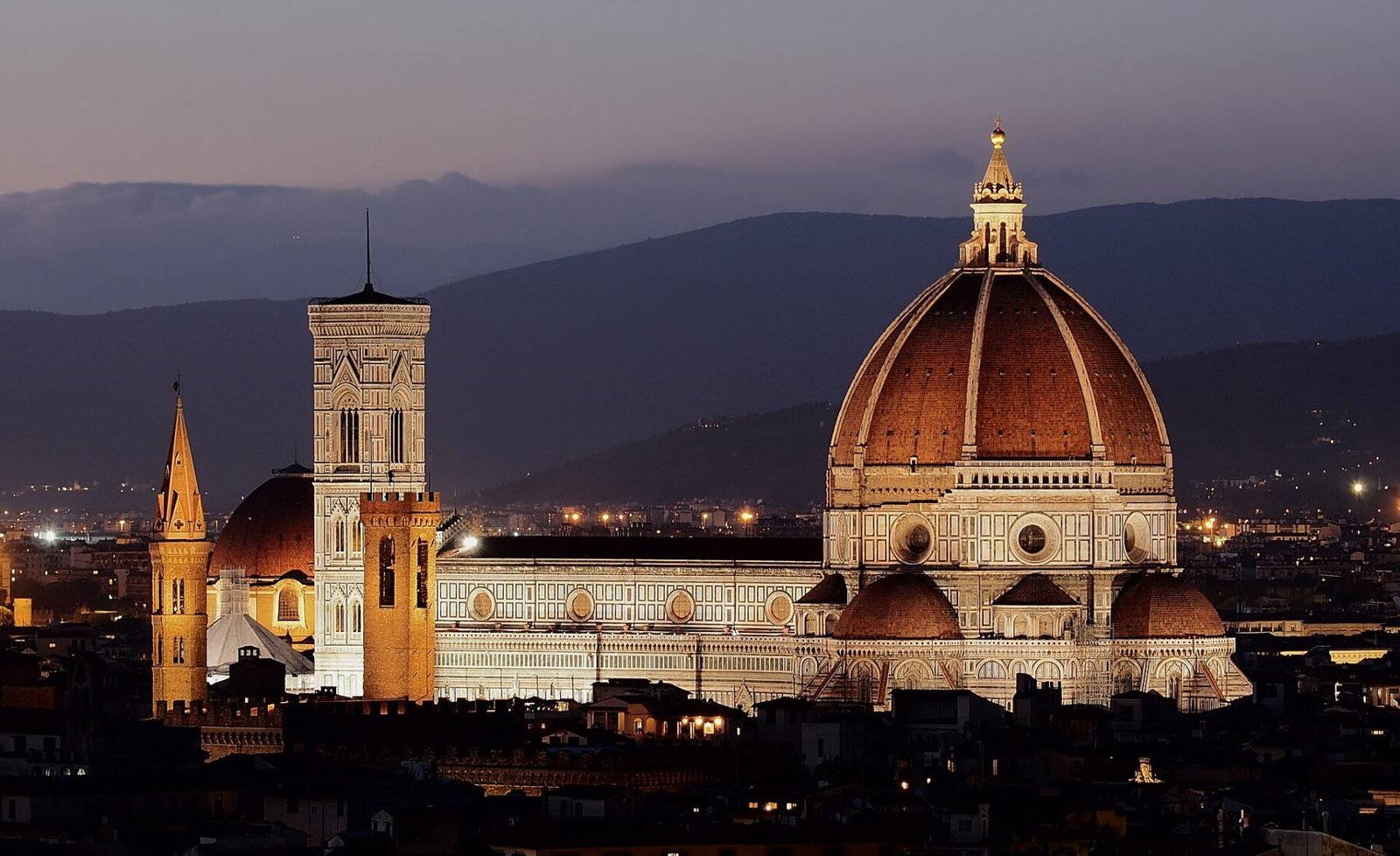Florence Duomo and city skyline viewed from Michelangelo Hill
