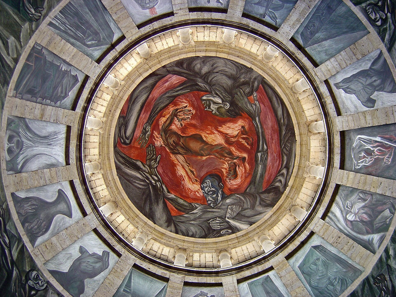 Courtyard at Hospicio Cabañas