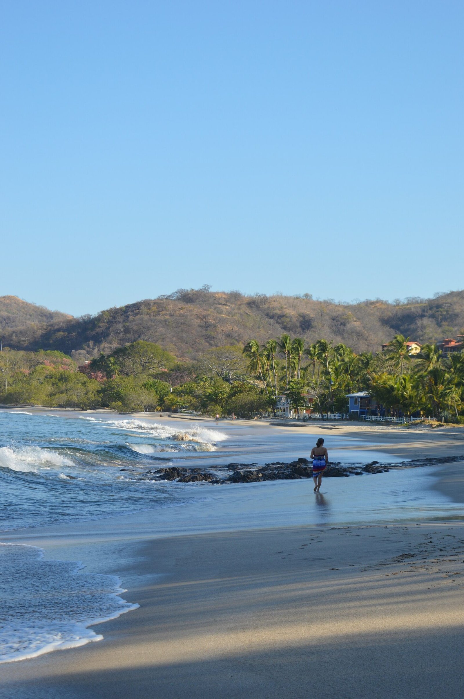 Pacific beach in Guanacaste, Costa Rica