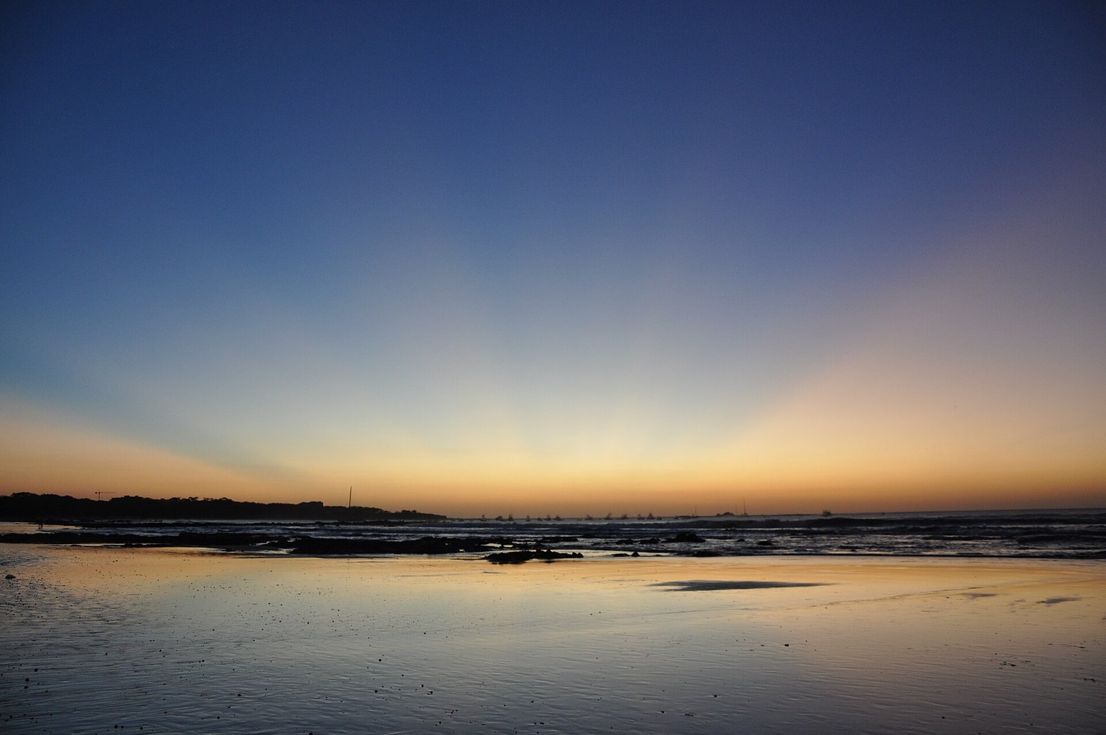 Sunset over Tamarindo beach