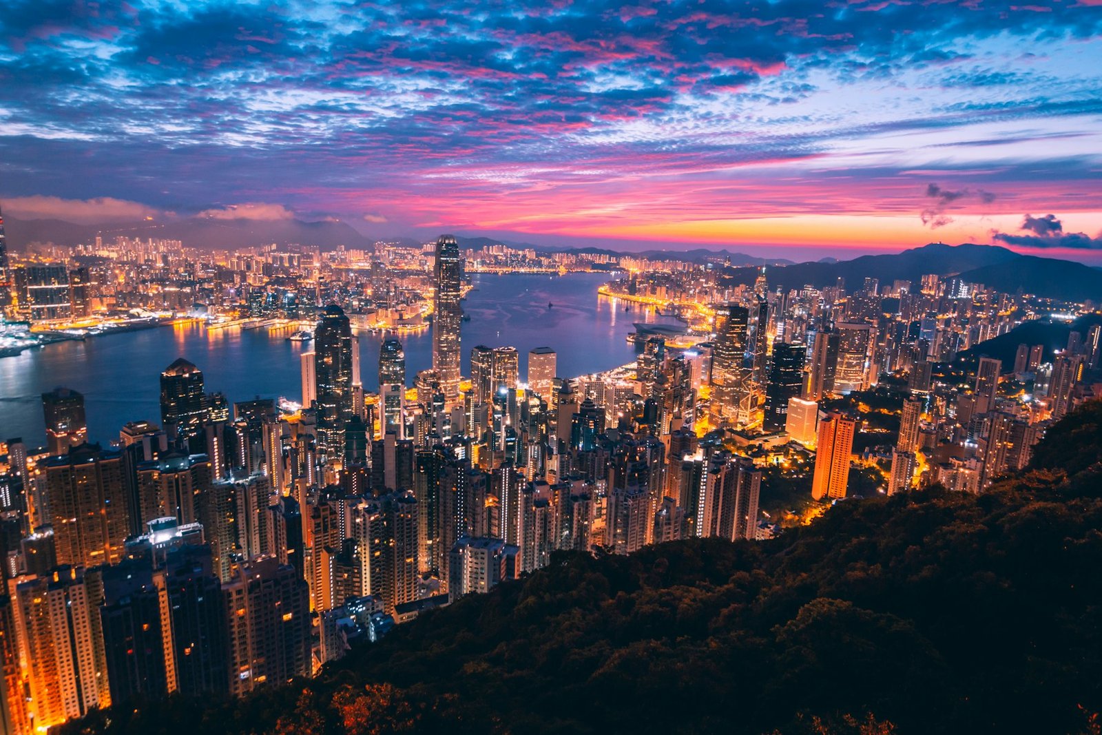 Hong Kong travel landscape
