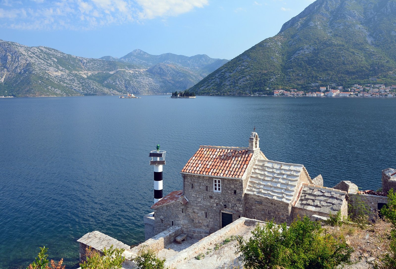 Kotor and mountains around the Bay of Kotor
