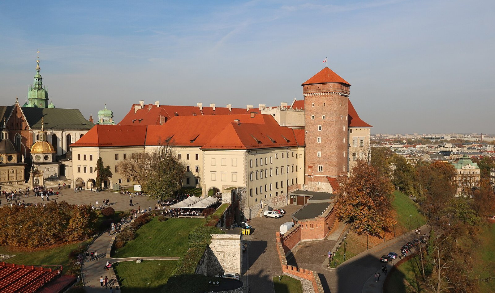 Wawel Castle above the river