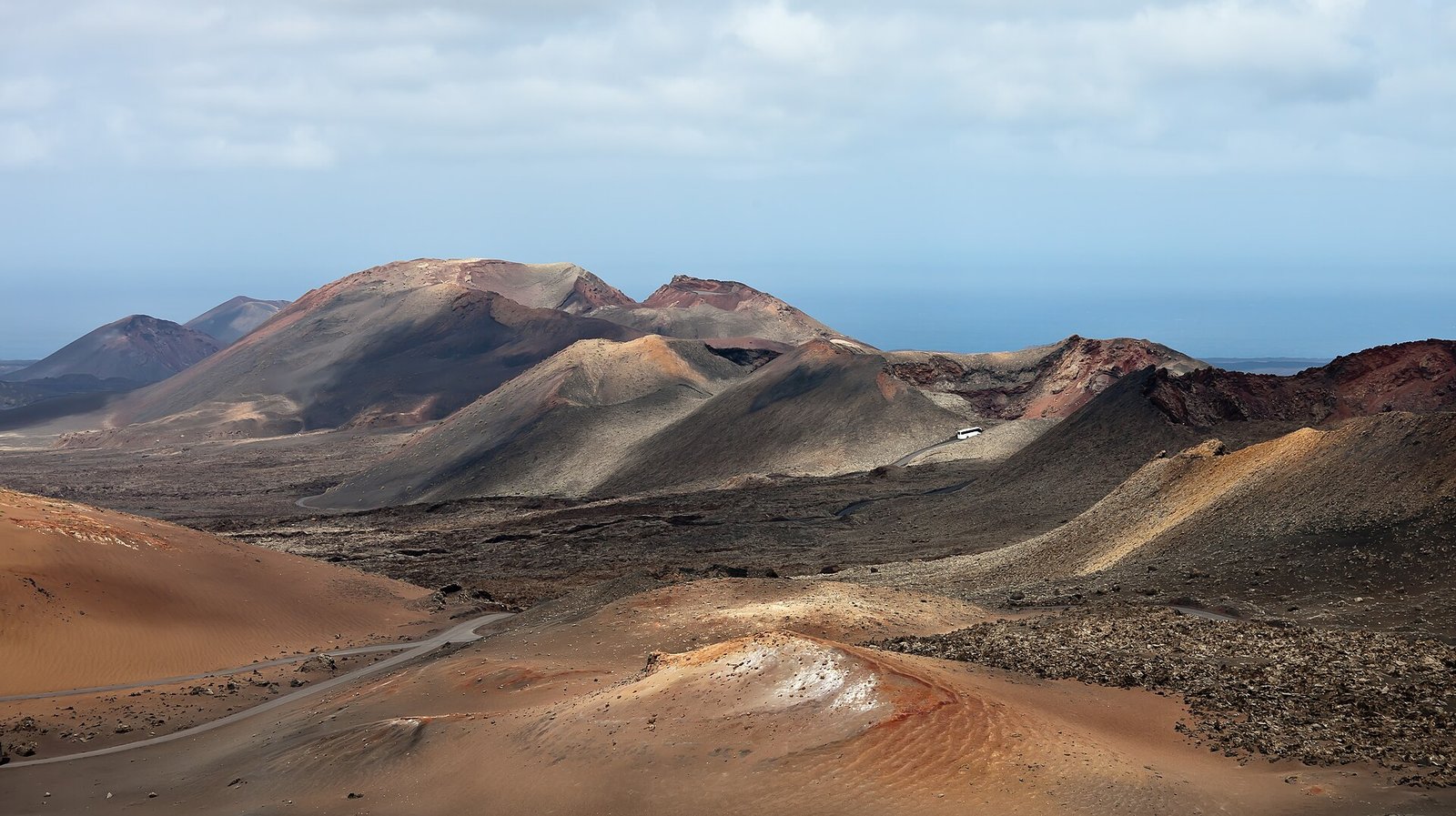 Volcanic landscape in Timanfaya