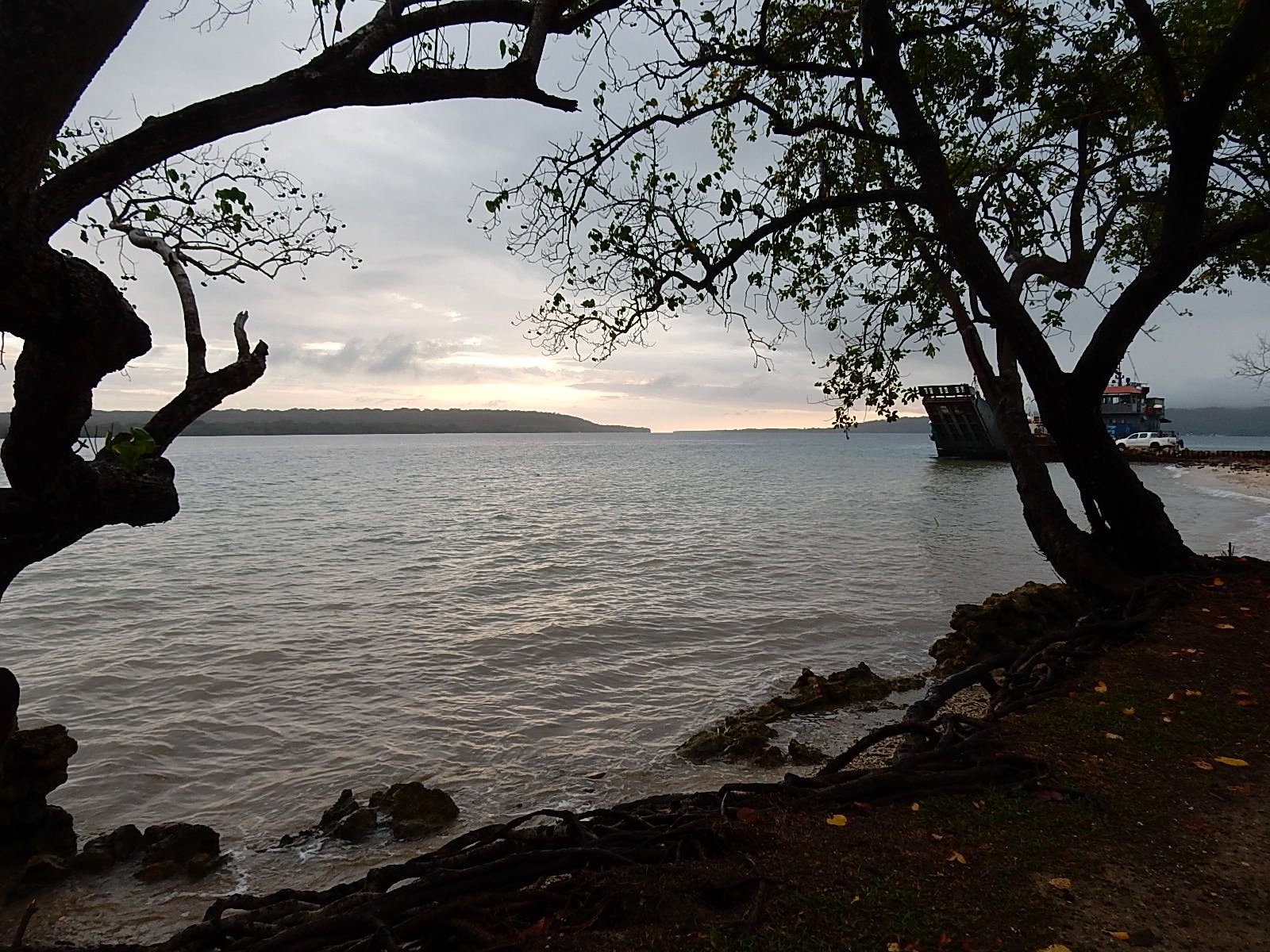 Tropical coast near Luganville