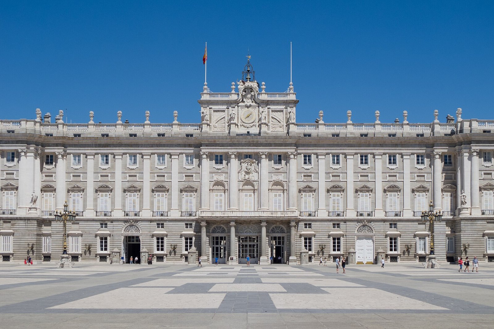 Royal Palace of Madrid and its plaza