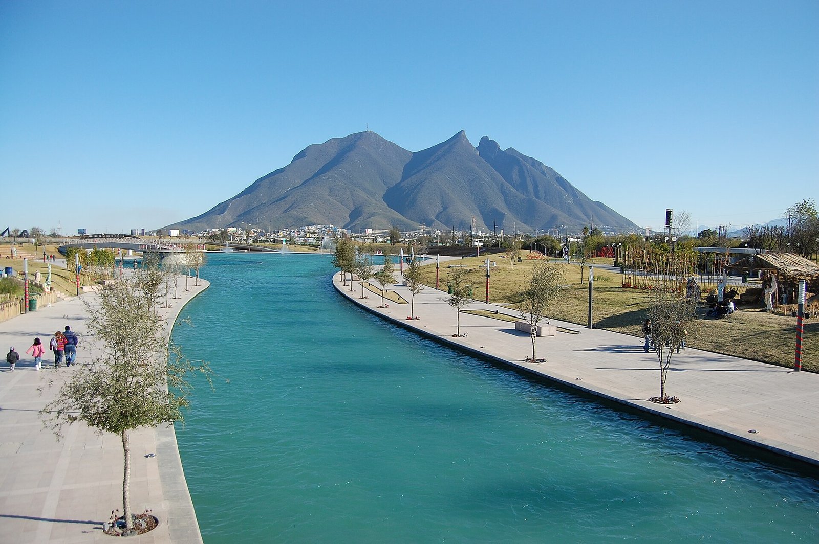 Santa Lucía Riverwalk in Monterrey