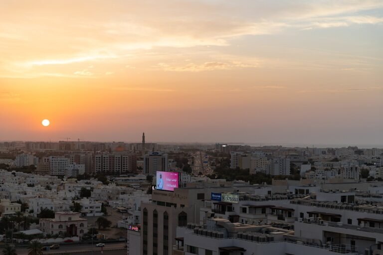 Sunset over Muscat, Oman