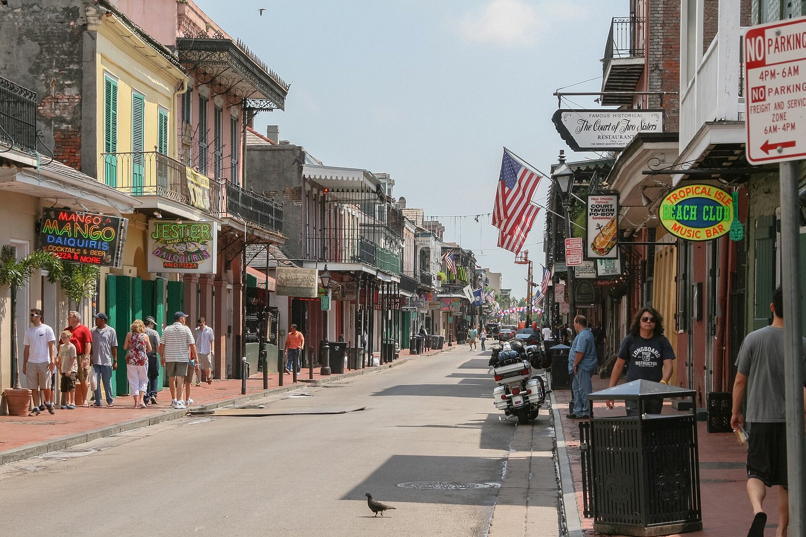 Historic balconies in the French Quarter