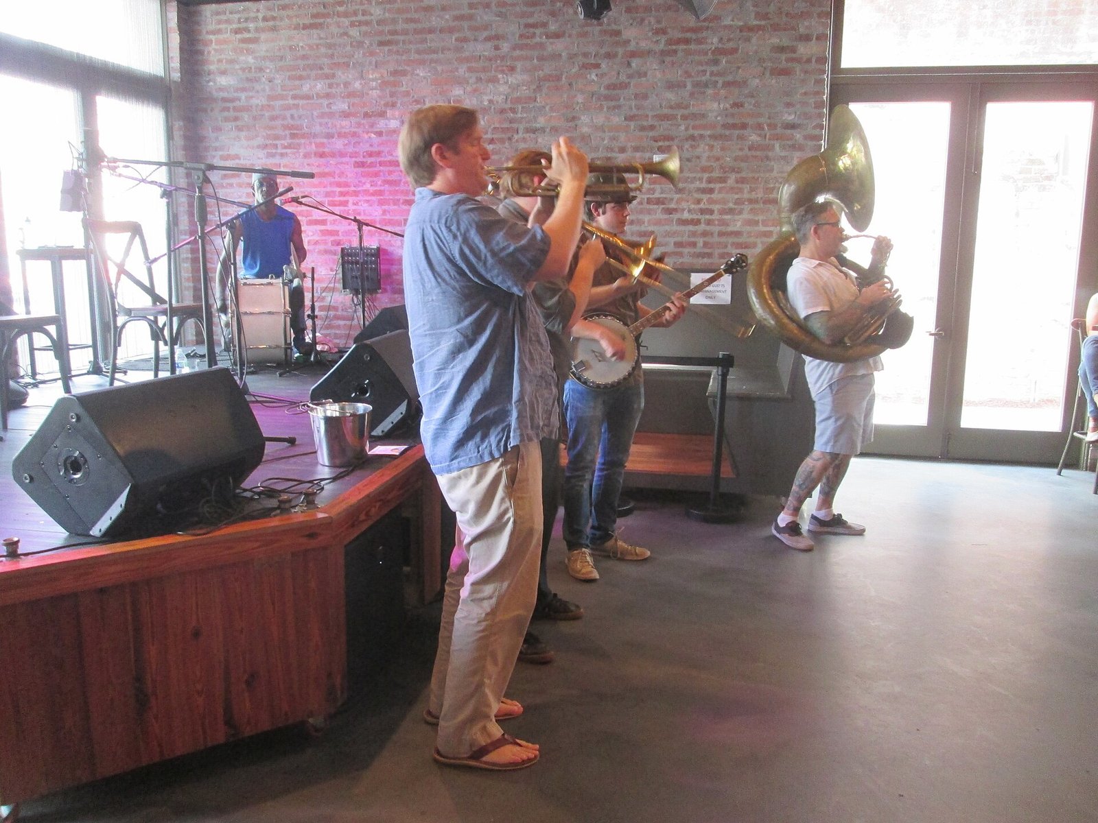 Live music district around Frenchmen Street