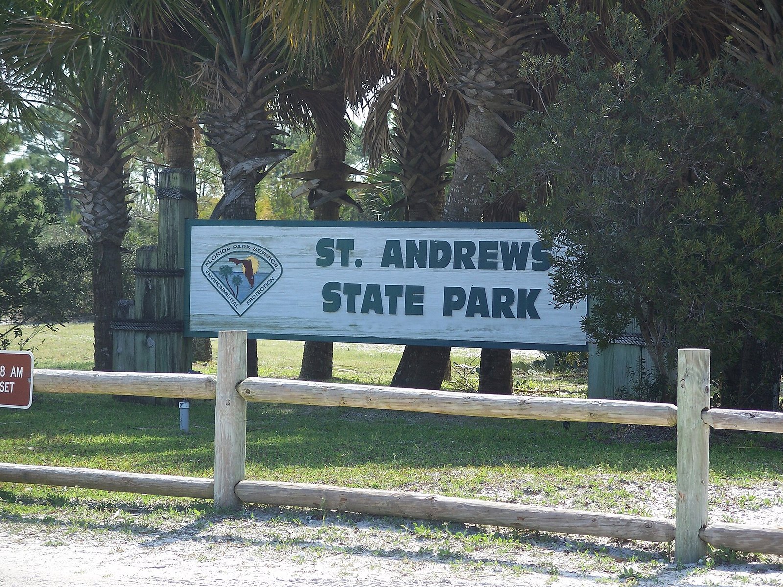 Coastal landscape at St. Andrews State Park