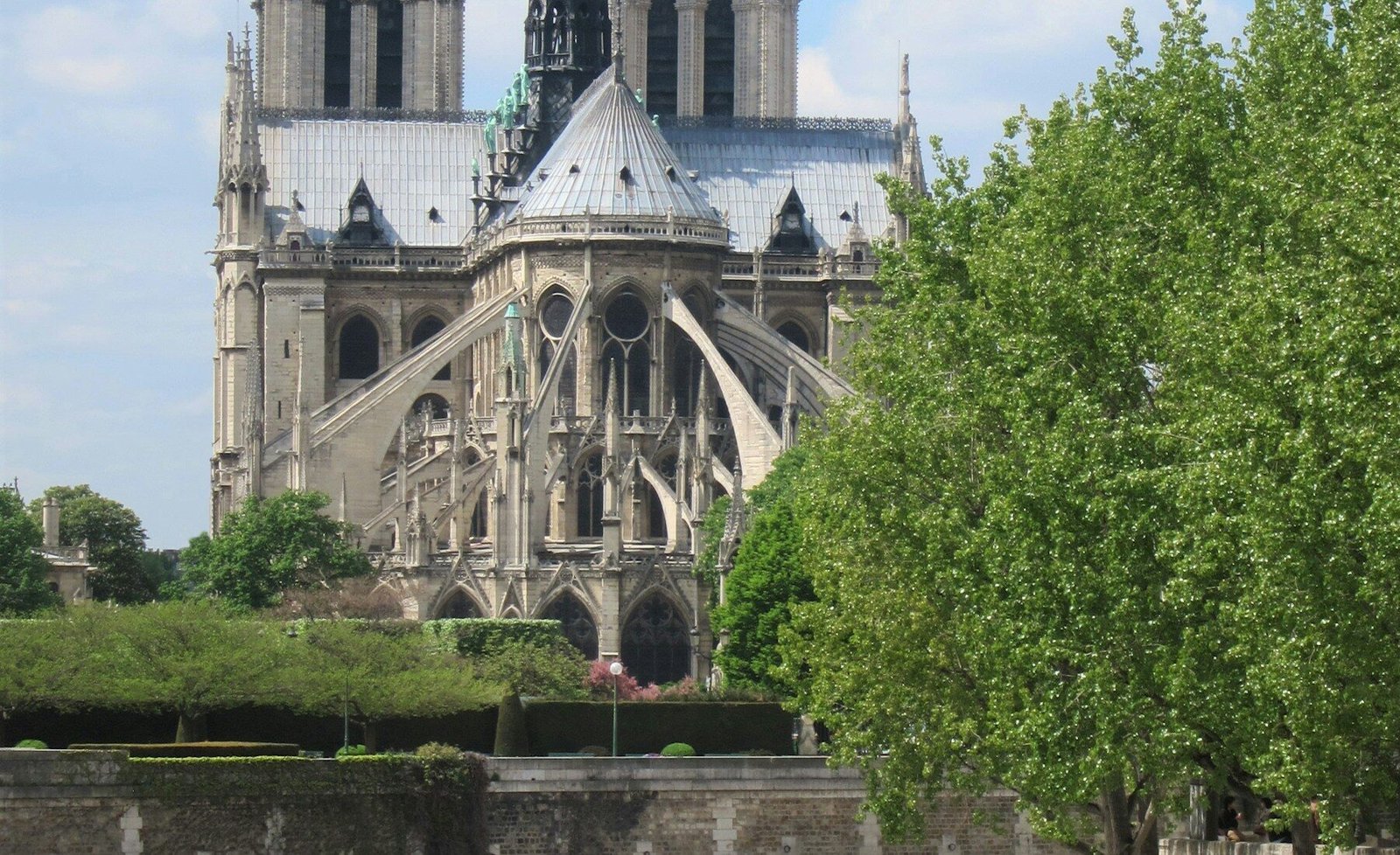 Notre-Dame Cathedral beside the Seine in Paris