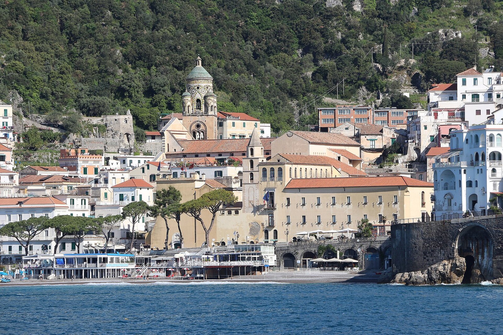 Coastal scenery near Salerno