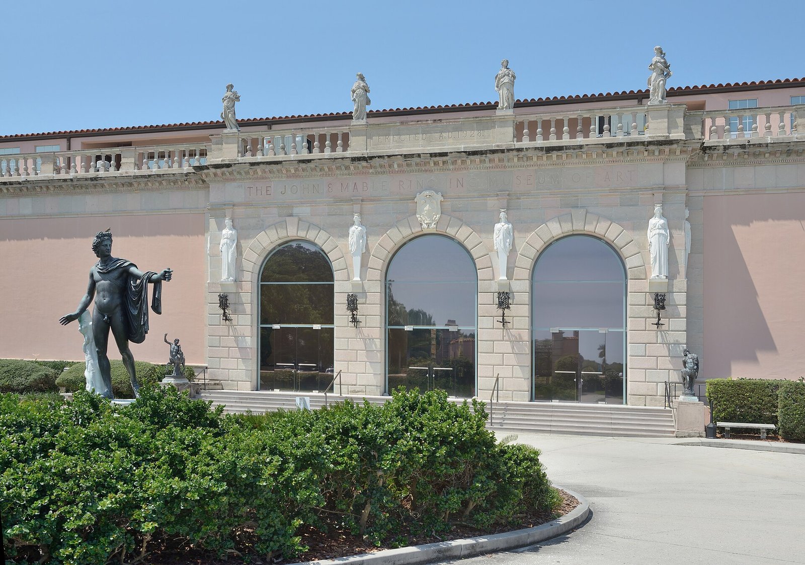 Historic architecture at The Ringling in Sarasota