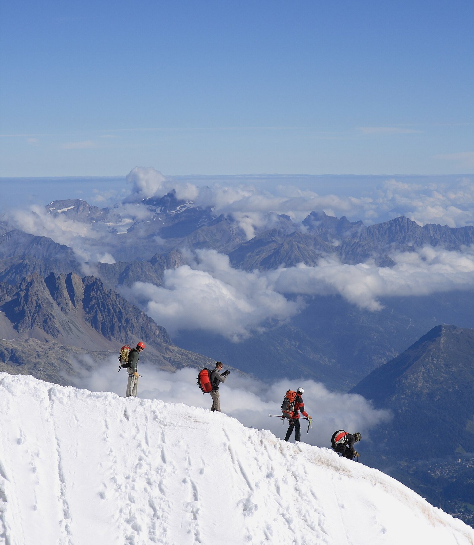 Alpine valley and peaks in Savoie