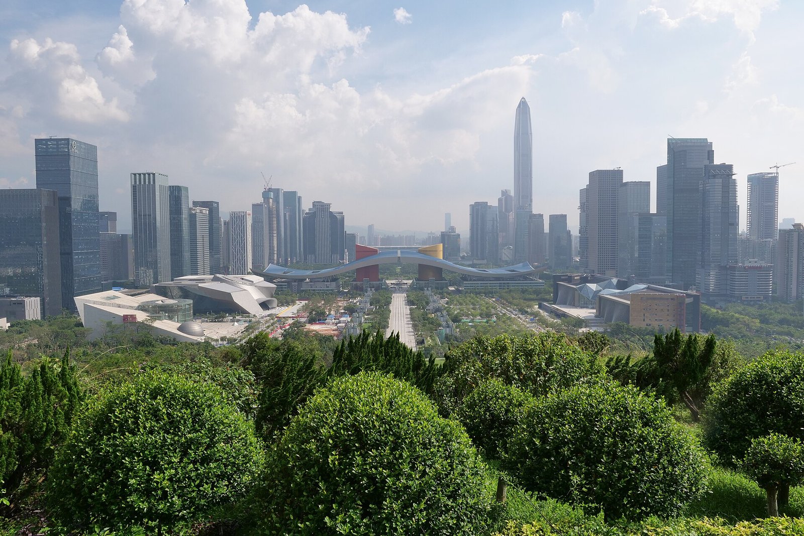Civic Center district in Shenzhen