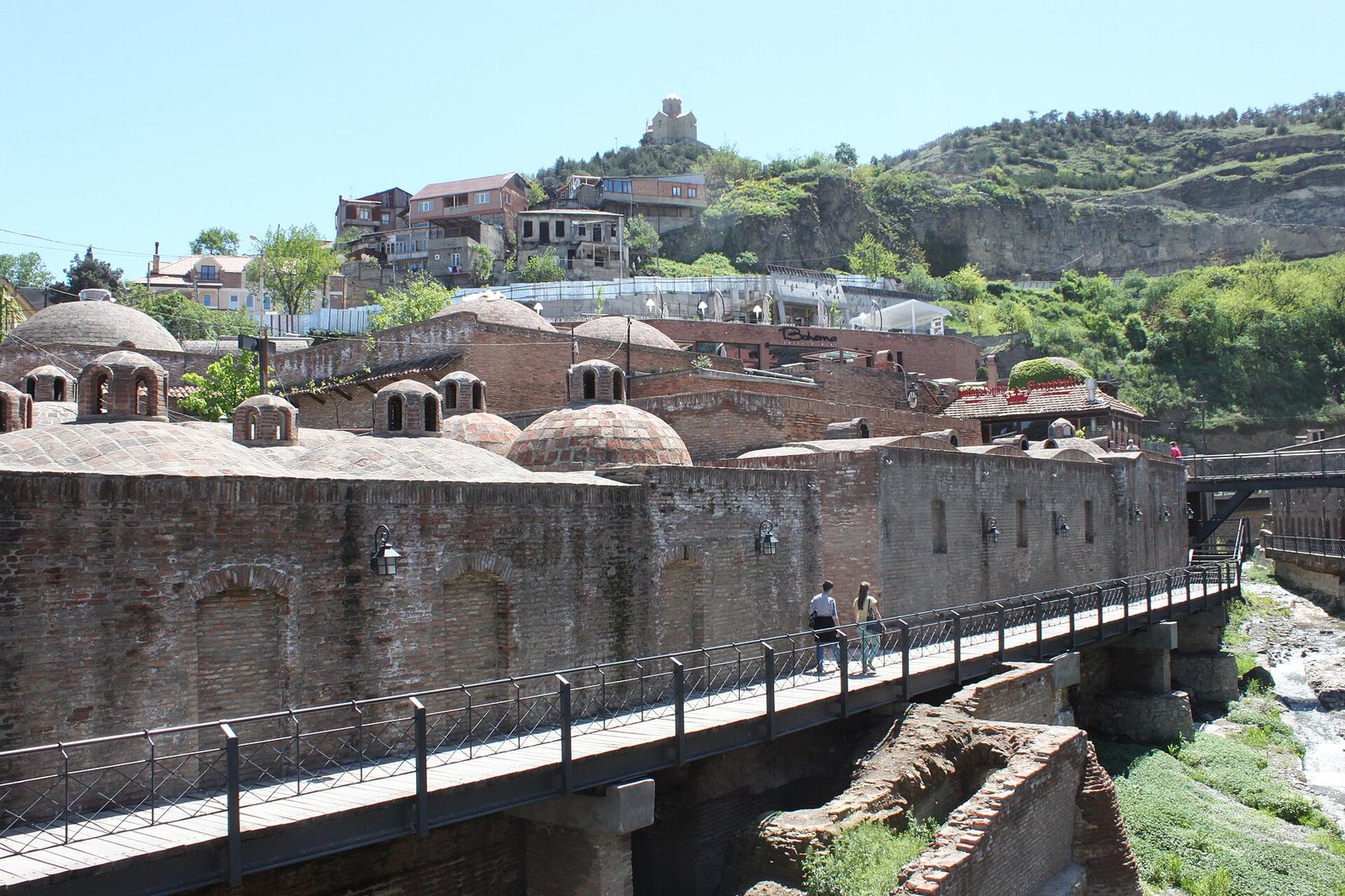 Brick domes of the sulfur baths