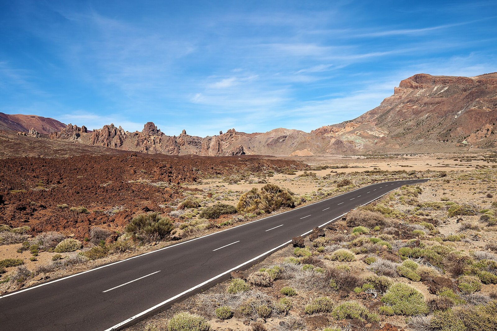 Mount Teide above volcanic terrain