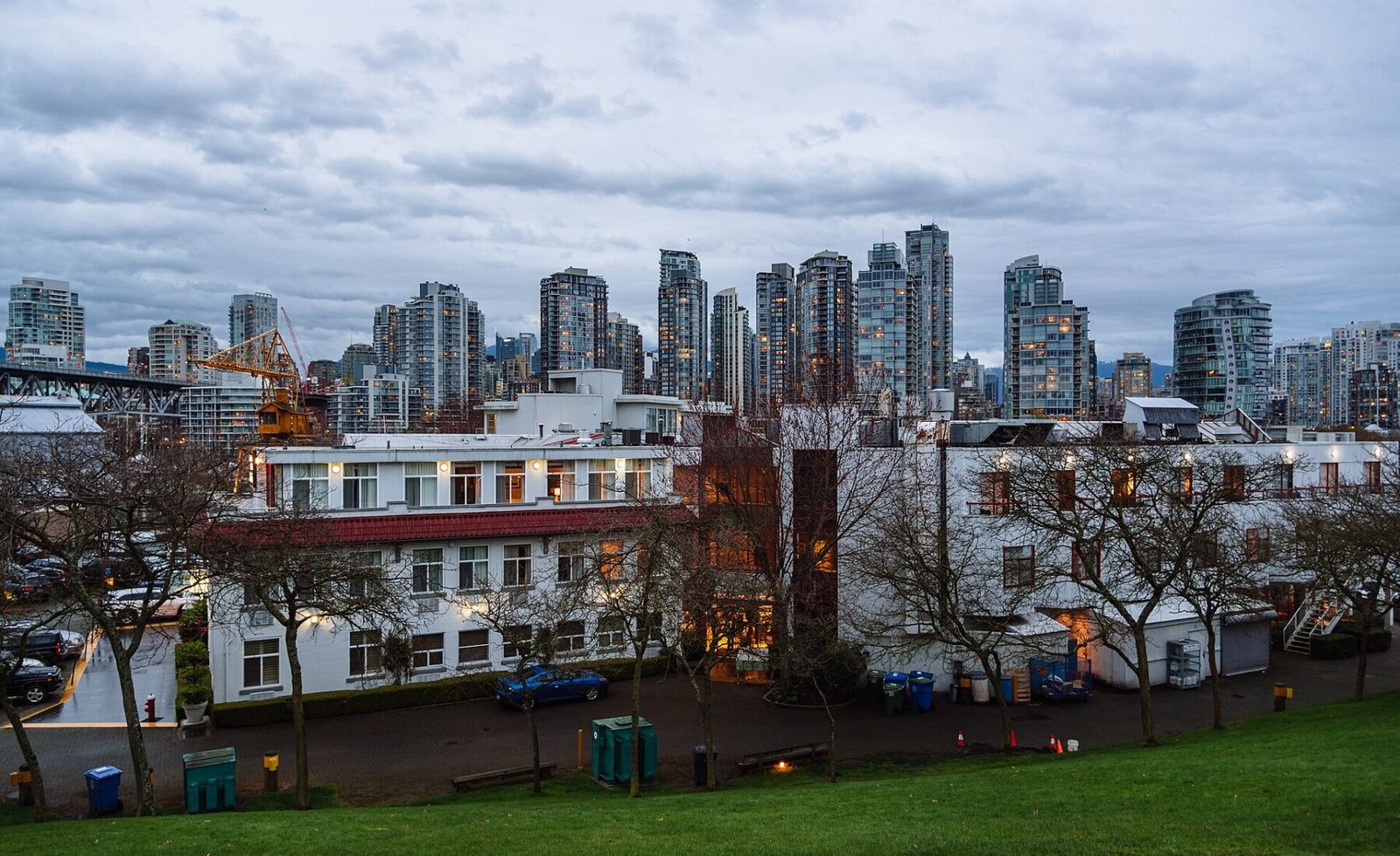 Vancouver skyline across the water