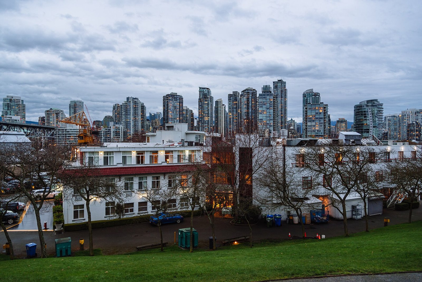 Vancouver skyline across the water